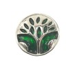 Click-it Button 18 mm Tree Design Green