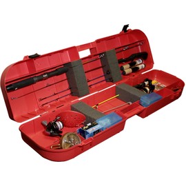 MTM IFB-1-30 Ice Fishing Rod Box, USA Made, Red