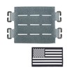 TAXATM Large Molle Patch Panel with Laser Cutting Loop, Molle