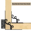 Sdstone Heavy Duty Gate Corner Brace Bracket,Anti Sag Gate Kit