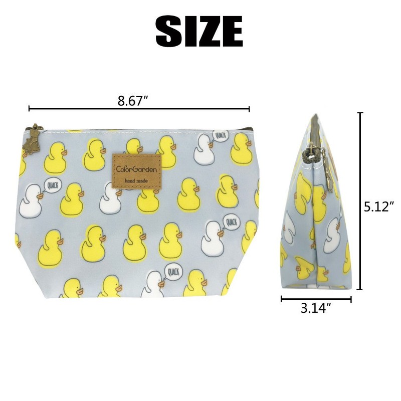 HUNGER Yellow Duck Make-Up Cosmetic Bag Carry Case, 14 Patterns