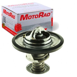 MotoRad Engine Coolant Thermostat compatible with GMC Sierra 1500 1999-2013 - 195F Includes Seal