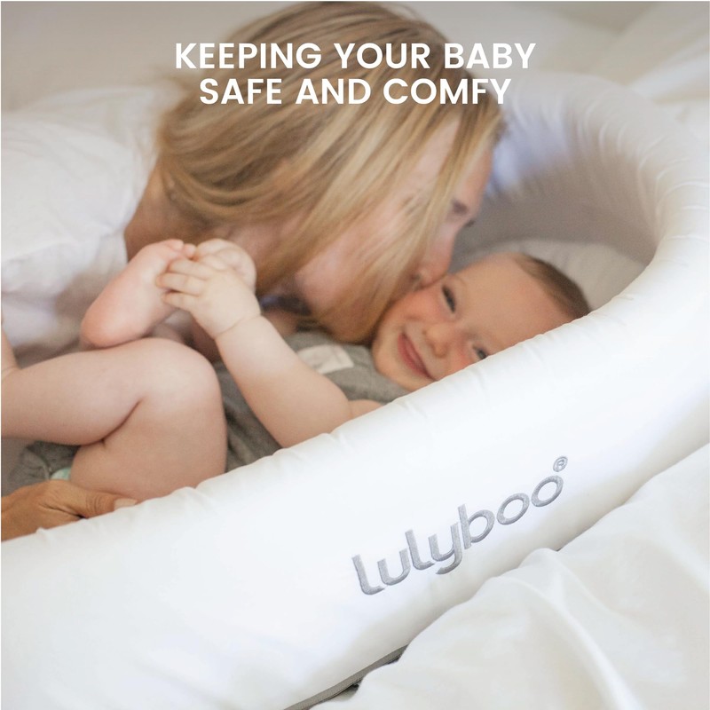 Lulyboo Lounge to-Go Replacement Cover - White, Breathable Mesh Sides,