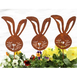 LB H&F Lilienburg Easter Decoration Spring Decoration Rust Metal Weatherproof