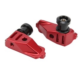Motorcycle Rear Axle Blocks Chain Adjuster Aluminium Alloy Replacement for CB500F CB500X CBR500R 2013‑2016Red