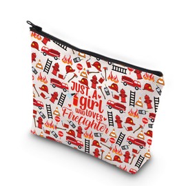 VAMSII Firefighter Makeup Bag Firefighter Survival Kit Fireman Life Gift Fire Hero Inspired Gift (Loves Firefighter)