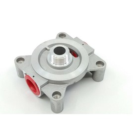 142784S Fuel Filter Head Fleetguard Base for FF104, FF105, FF105C, FF213, FS1000, FS1212, FS1242. Replaces Baldwin FB1311, Donaldson P562262