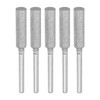 sourcing map 5pcs Diamond Chainsaw Sharpener Bits 7/32" 5.5mm Cylinder