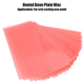 Dental Base Wax, Modelling Wax Dental Red Dental Wax Dental Wax Dentist Aid Material Dental Wax Sheet Supply For Clinical Trial Teeth, Teeth Wax Jewellery Wax Dental Base Plate Wax Pack of 18