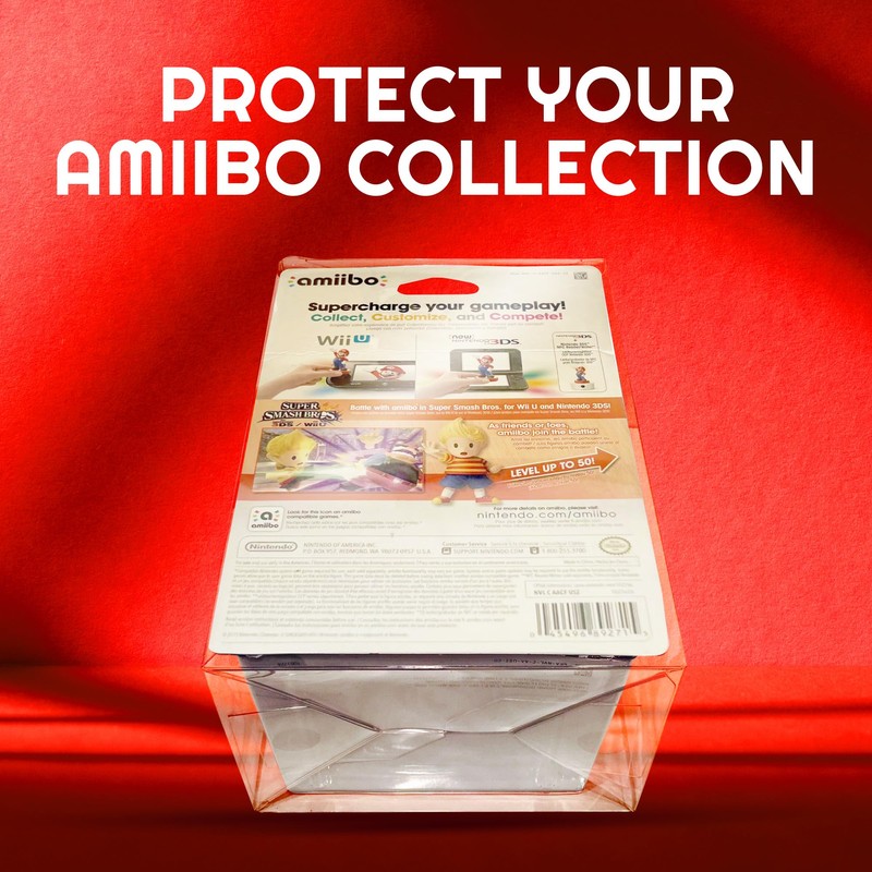 EVORETRO Action Figure Display Case Protector for Large Single Amiibo