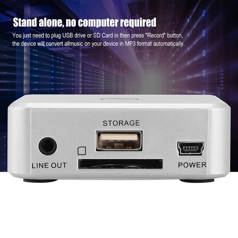 USB Audio Capture Card Music Digitizer HD Music Player Recorder