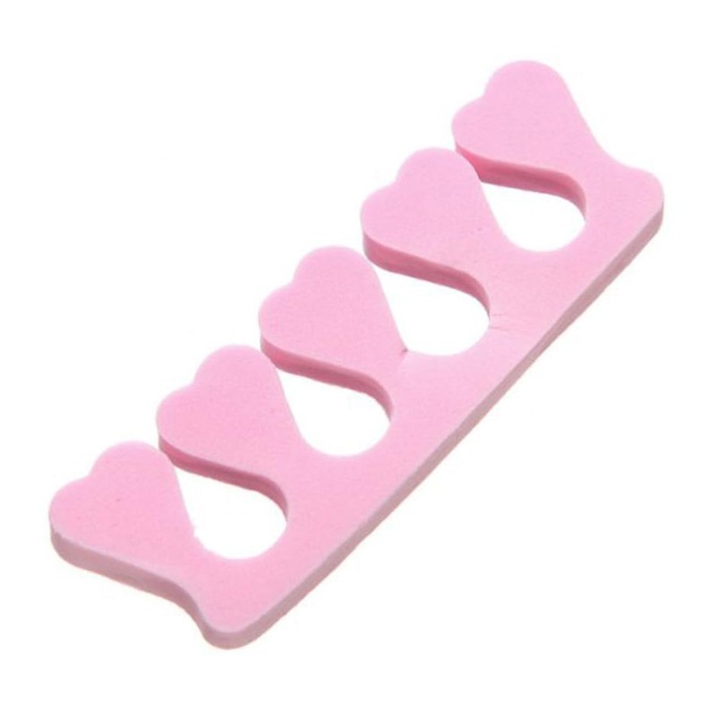 BIUDECO 120pcs Pink Foam Nail Toe Separators for Easy Manicure