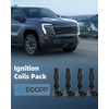 ECCPP ignition coil coils UF516,5C1650,E1016,52-1886,IC596,6E5Z-12029-AA,612A366AD,6E5G12A366AD,C1593,6E5Z12029AA,6E5Z-12029-AA 4 PCS,for Mercury Milan 2.3L