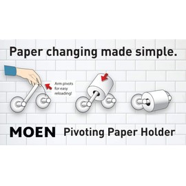 Moen YB0486BG Align 9-Inch Modern Hand Towel Bar, Brushed Gold