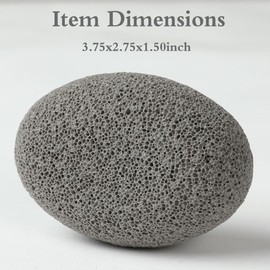 Foot Pumice Stone for Feet, Borogo Lava Pedicure Tools Hard Skin Callus Remover for Feet and Hands - Remove Dead Skin, Heels, Elbows