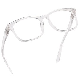 Readerest 0.25 Blue Light Reading Glasses - Lightweight Computer Glasses - Eye Strain, UV Glare Protection (Clear)