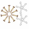 Caalii 738-04124A Shear Pins and 714-04040 Cotter Pins for Troy