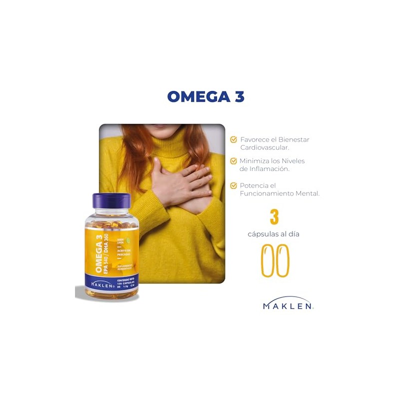 OMEGA 3 - Maklen Omega 3 EPA 540 y DHA