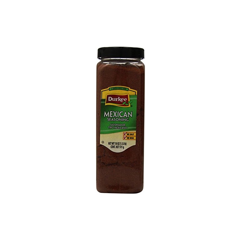 Durkee 100% Salt Free Mexican Seasoning, 18 Ounce