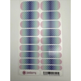 Jamberry Nail Wraps 2017 May Host Exclusive Full Sheet (multicolor ombré graphic