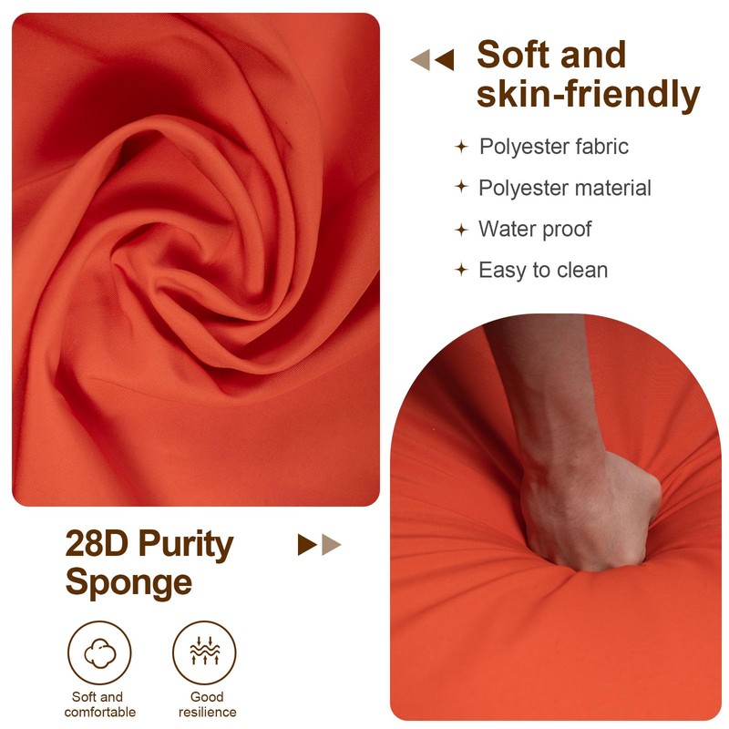 Generic Chaise Lounge Cushion Waterproof Outdoor Lounge Chair Cushions Set