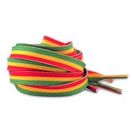 PinMaze Rasta Jamaican Braided Shoelaces