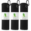 VIVIDLY 3 Pack Golf Towels (16" X 16"), Microfiber Waffle