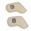 10PCS Golf Head Protective Covers Waterproof PU Material Golf Putter