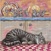 Counted Cross Stitch Kit When the Cat Sleeps