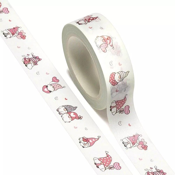 Unbranded St Valentine's Day Love Gnome Washi Tape Planner Supply