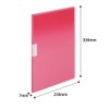 Kokuyo file clear. Book Motte A4 10 Sheets Pocket Pink Russet – lm10p