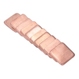 Computer Heat Sink Shim, Fill Spacing Reduce Maintenance Rate Practical 20 Pcs 15x15mm Copper Heat Sink for VGA (2.0mm)