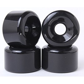 65mm 78a Gel Soft Cruising Skateboard Wheels (Black)