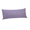 AIMANE® Long Bolster Pillowcase Cover - Body Pillow Neck Support - Orthopaedic Bolster Pillowcase Cover Nursing Pregnancy Support Long Pillowcases (Double 4.6FT, Lilac)