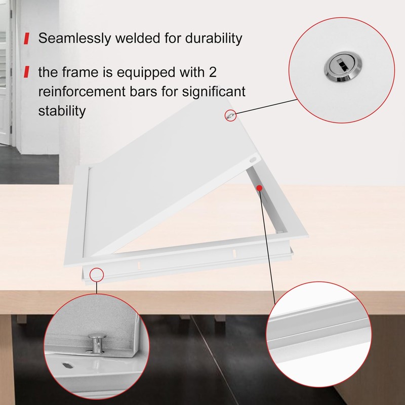 Thicken 1mm 12 x 24 Access Panel for Drywall,Attic Door,