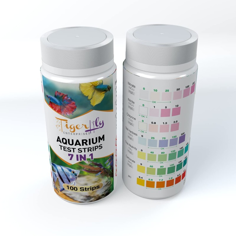 Tigerlily Enterprises 7 in 1 Test Kit Aquarium Test Strips
