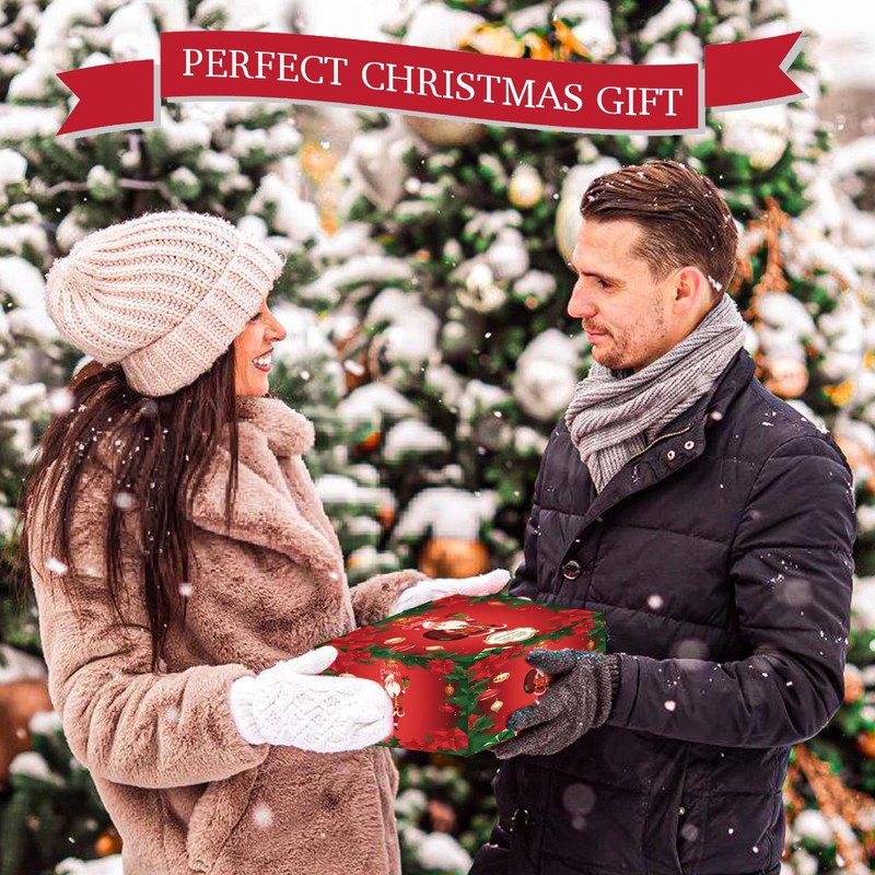 12 PCS Christmas Scented Candles Gifts for Women, Soy Wax