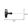 TONE Grip Ball Point Hexagon Wrench TGBHW-04 Black, 2 Sides