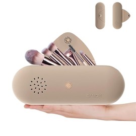 JESUS Funda para Brochas de Maquillaje, Bolsa de Maquillaje de Silicona