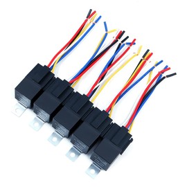 WINGONEER 5Pcs JD2914 24V 40A Harness with Relay for Car