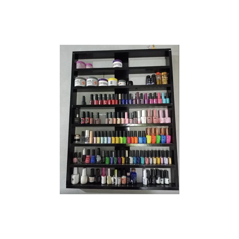 Esmaltero Exhibidor Maquillaje Repisa Multiuso Grande S/tapa
