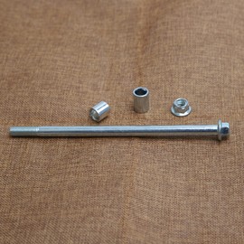 Mokuo 10mm 190mm Front Rear Axle with Bushing 6mm 15mm 20mm Fit for Motorcycle Pit Dirt Bike Moped Scooter QUAD ATV Mini Bike Parts