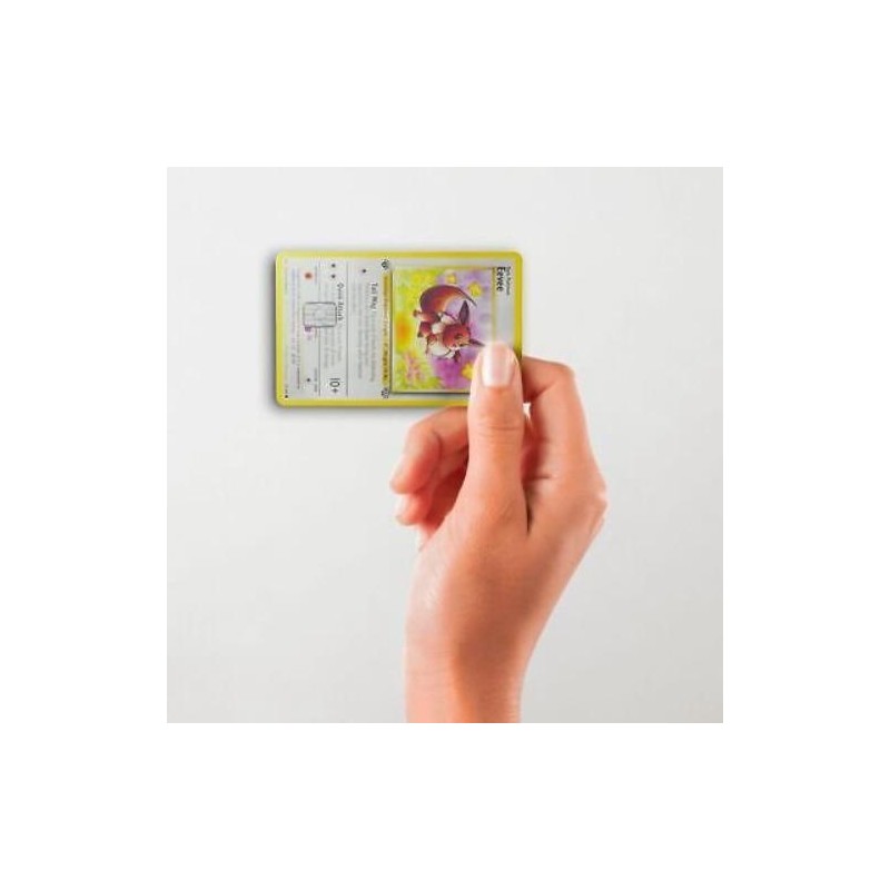 Eevee First Edition Card Skin:_Holographic_Small Chip With Name