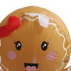 Valentines Day Inflatables Gingerbread Girl Waterproof Thickened Blow Up Gingerbread