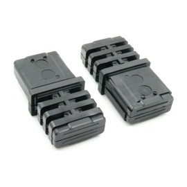 Design61 2 x 2-Way Connector Pipe Connector for Rectangular Pipes 40 x 20 mm for Wall Thickness 1.5