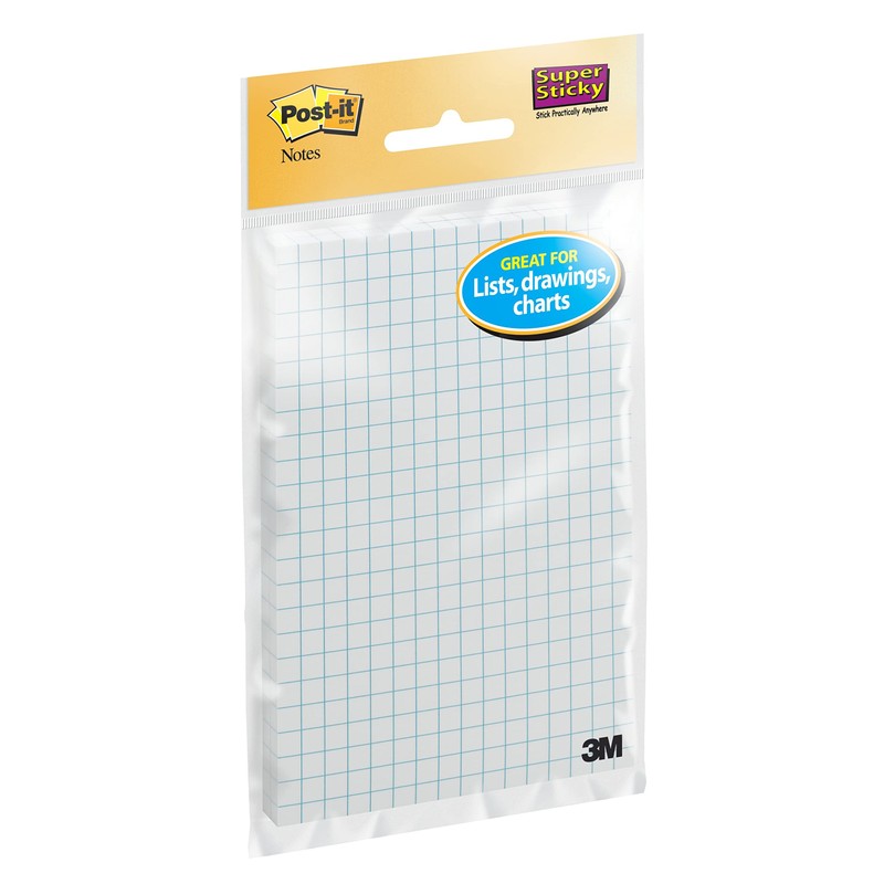 Post-it Super Sticky Notes, 4 in x 6 in, 2