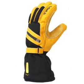 Volt Heated Work Gloves - Leather Work Gloves - Rechargeable battery heated gloves that will help keep your hands warm while you work in cold conditions.