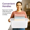 Superio Gradient Perforated Laundry Basket with Ergonomic Handles - Modern