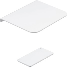 eSupply EEX-LAPT01WH Monitor Arm Reinforcement Plate, Anti-Scratch Clamp, Desk Protection, Top Plate Reinforcement, Non-slip Sheet, White, White