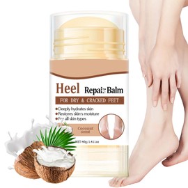 Fußpflege für Fusscreme Sehr Trockene Füsse, Rissige Fersen Fußcreme Stick, Fußpflegecreme mit Kokosnussöl, Hydrating And Anti-Cracking Foot Cream für Tief Befeuchten Füße und Hände
